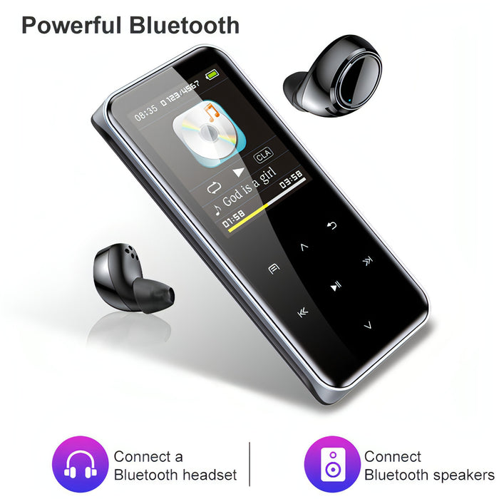 Portable Bluetooth Touch Screen MP3 Player Recorder E-Book SJMUSICGROUP