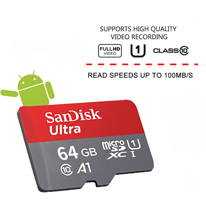 SanDisk A1 Monitoring Recorder SD Card High Speed Mobile Phone TF Card Memory Card SJMUSICGROUP