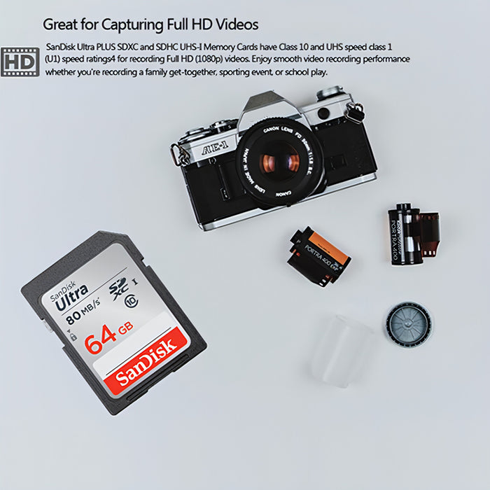 SanDisk Video Camera High Speed Memory Card SD Card SJMUSICGROUP