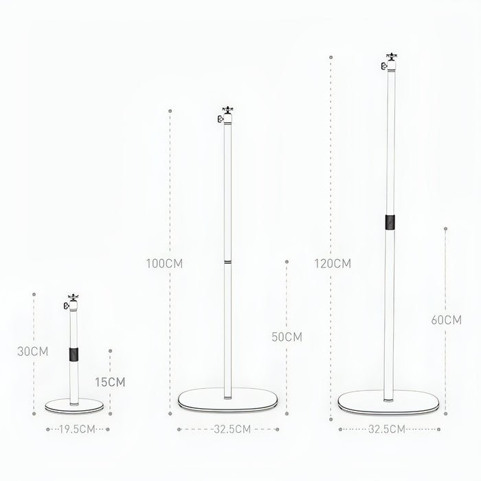 Xiaotian Desktop Metal Projection Machine Bracket Liftable Telescopic Holder, Style: SJMUSICGROUP