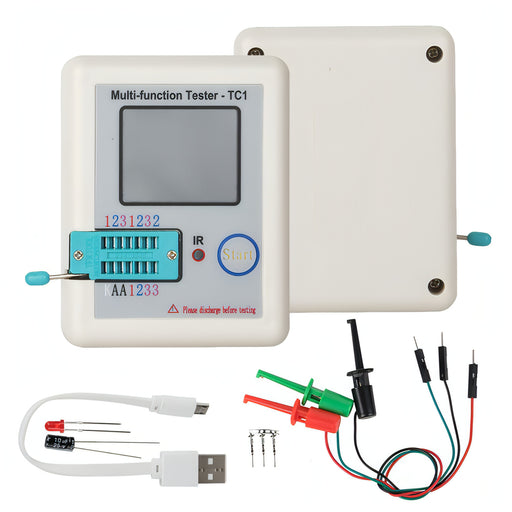 LCR-TC1 Full Colorful Screen Transistor Tester for Diode Triode Capacitor Resistor Test SJMUSICGROUP