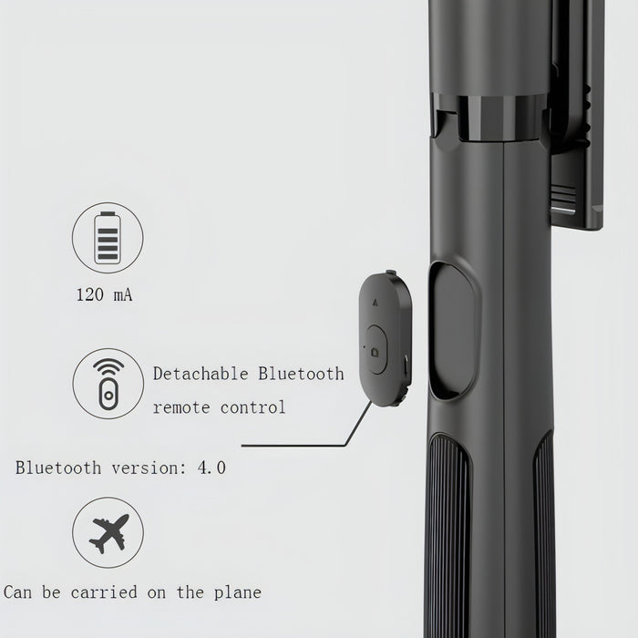 Wireless Bluetooth Selfie Stick Live Telescopic Bracket, Specification: SJMUSICGROUP