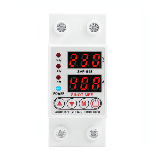 SINOTIMER SVP-918 Adjustable Self-resetting Intelligent Under-voltage Protector, Current: SJMUSICGROUP