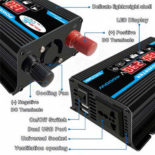 Solar Power System Inverter 30A Controller+18W 12V Solar Panel, Specification: SJMUSICGROUP