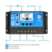 Solar Power System Inverter 30A Controller+18W 12V Solar Panel, Specification: SJMUSICGROUP