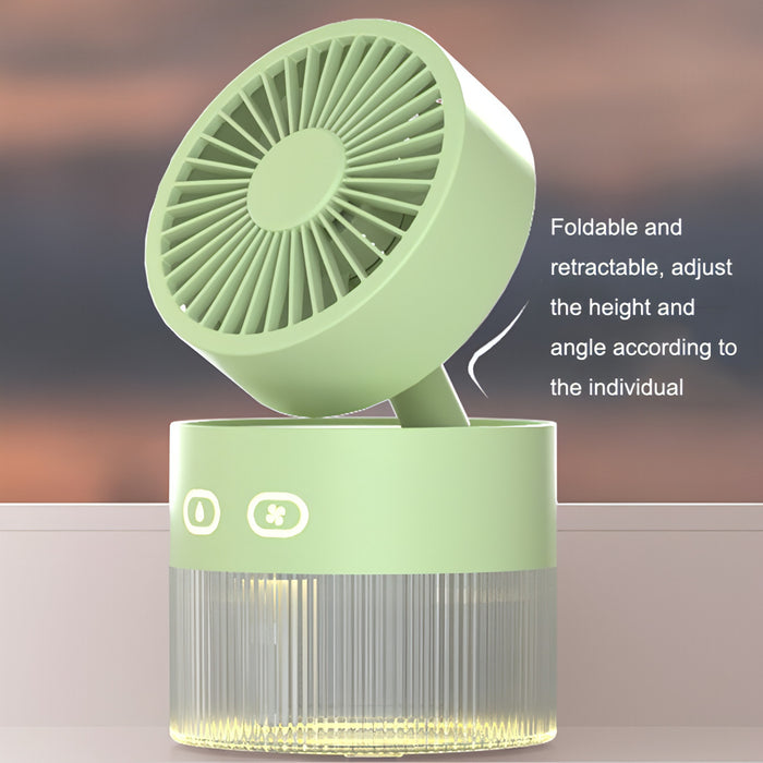 OM008 Desktop Foldable Spray Humidification Mini USB Water Cooling Fan SJMUSICGROUP