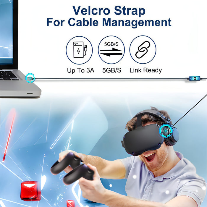 USB3.2 Gen1 VR Link Streamline For Oculus Quest 2 SJMUSICGROUP