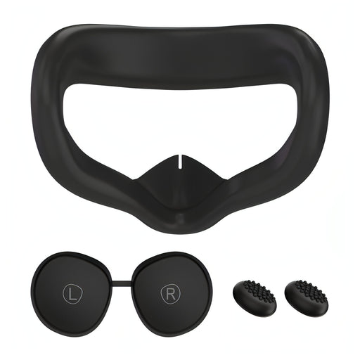 VR Silicone Eye Mask+Lens Protective Cover+Joystick Hat, For Meta Quest 2 SJMUSICGROUP