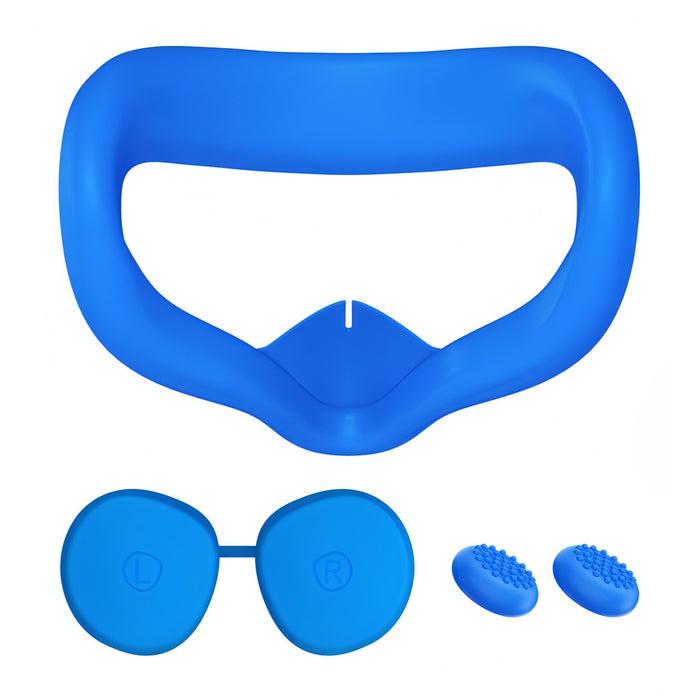 VR Silicone Eye Mask+Lens Protective Cover+Joystick Hat, For Meta Quest 2 SJMUSICGROUP