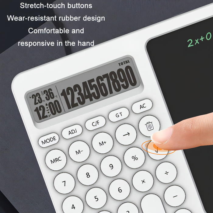 Office Calculator LCD Handwriting Board With Stand SJMUSICGROUP