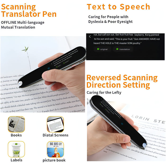 X2 International Version Multilingual Translation Pen Offline Learning Scanning Pen 112 Languages SJMUSICGROUP