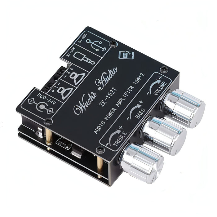 Mini Bluetooth 5.1 Receiving Audio Module With Power Amplifier Digital D Stereo Dual Channel SJMUSICGROUP