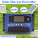 YCX-003 30-100A Solar Charging Controller with LED Screen & Dual USB Port Smart MPPT Charger SJMUSICGROUP