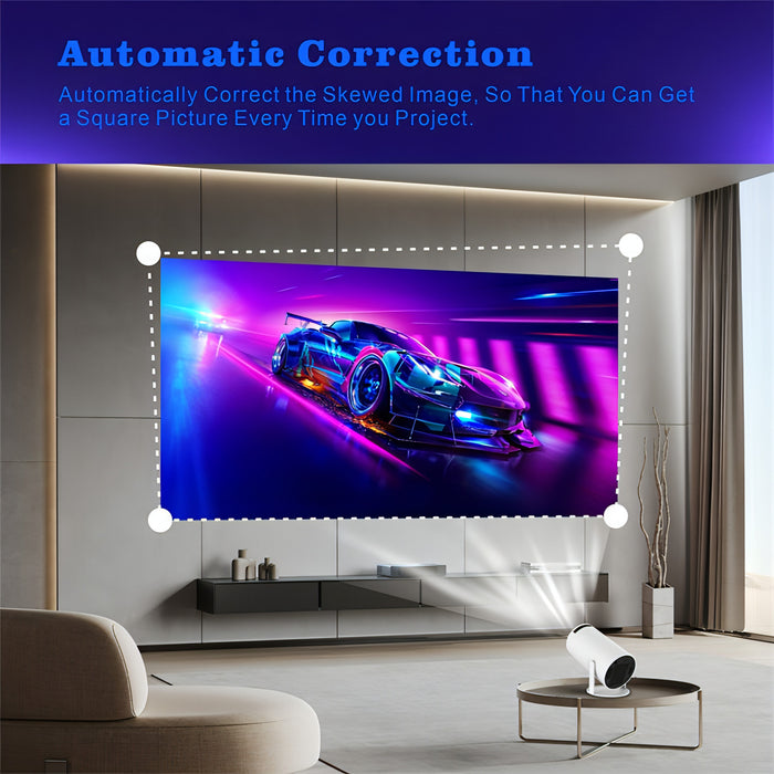 HY300 Smart Projector Android 11.0 System 120 Lumen Portable Projector SJMUSICGROUP