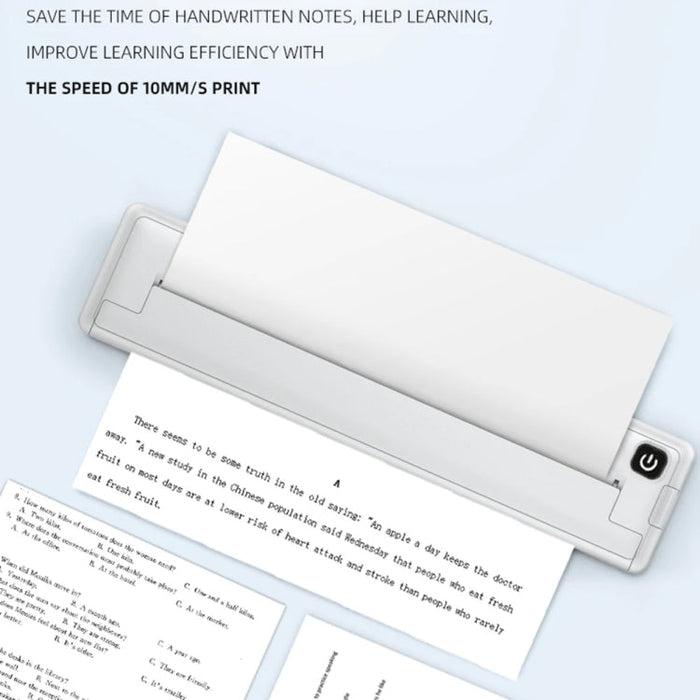 Small A4 Home Office Portable Inkless Printing Thermal Paper SJMUSICGROUP