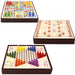 Wooden Multifunctional Parent-Child Interactive Children Educational Chessboard Toy Set SJMUSICGROUP