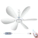 USB Home Dormitory Mute High Wind Power Mini Fan Six Blade Small Ceiling Fan SJMUSICGROUP