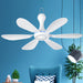 USB Home Dormitory Mute High Wind Power Mini Fan Six Blade Small Ceiling Fan SJMUSICGROUP