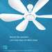 USB Home Dormitory Mute High Wind Power Mini Fan Six Blade Small Ceiling Fan SJMUSICGROUP