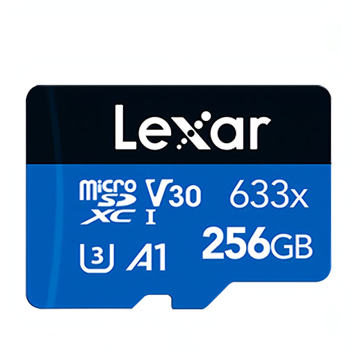 Lexar 633x 256GB High-speed Mobile Phone Camera Memory TF Card Switch Expansion Driving Recorder Dedicated Storage Flash Memory Card SJMUSICGROUP