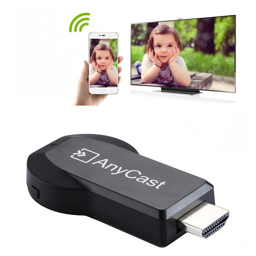 M2 Plus Wireless WiFi Display Dongle Receiver Airplay Miracast DLNA 1080P HDMI TV Stick for iPhone, Samsung, and other Android Smartphones SJMUSICGROUP