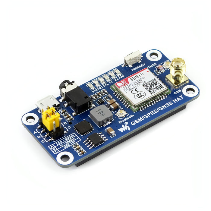 Waveshare GSM/GPRS/GNSS/Bluetooth HAT for Raspberry Pi SJMUSICGROUP