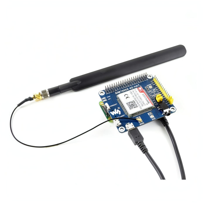 Waveshare 4G / 3G / 2G / GSM / GPRS / GNSS HAT for Raspberry Pi, LTE CAT4, for Southeast Asia, West Asia, Europe, Africa SJMUSICGROUP