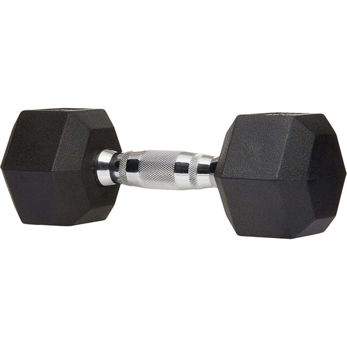 Rubber Encased Hex Dumbbell Hand Weight SJMUSICGROUP